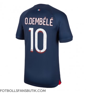 Paris Saint-Germain Ousmane Dembele #10 Replika Hemmatröja 2023-24 Kortärmad